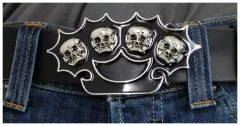 Belt Buckle Skull Knuckles