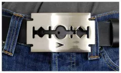 Belt Buckle Razor Blade