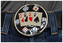Belt Buckle Playing Cards