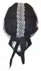 Cool Kiddie Bandana Cap Black and White