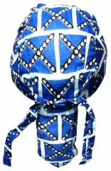 Blau Weiß Kinder Bandana Cap