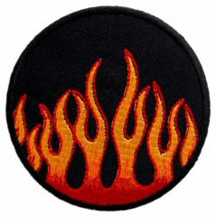 Embroidered Patch Fire