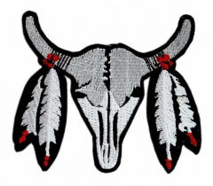 Embroidered Patch Indian Buffalo