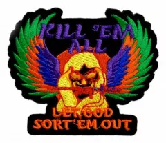 Embroidered Patch Kill Em All