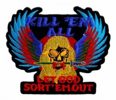 Kill Em All Embroidered Patch