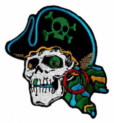 Embroidered Patch Dead Pirate