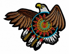 Embroidered Patch Indian Eagle
