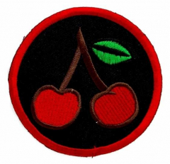 Embroidered Patch Cherries