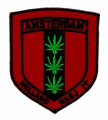 Aufnäher - Amsterdam Cannabis
