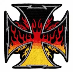 Embroidered Iron Cross Patch