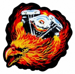 Embroidered Patch - Burning Eagle