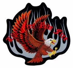 Embroidered Patch - Live Free Ride Free