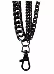 Dreiteilige Schlüsselkette Schwarz