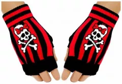 Fingerlose Handschuhe Cute Skull