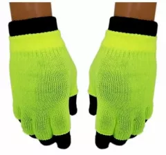 2in1 Gloves Neon Yellow