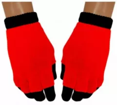 2in1 Gloves Neon Dark Orange