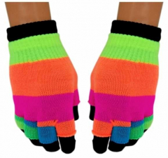 2in1 Handschuhe Mehrfarbig