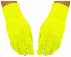 Handschuhe Neon Gelb
