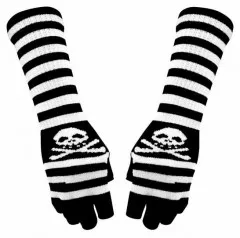 Gothic Arm sleeves with Skull pattern