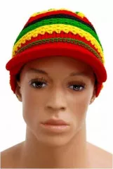 Rasta Cap - Rasta Rainbow Rasta Cap - Rasta Rainbow