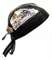 Biker Bandana Cap Truck On Fire
