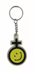 Venus Happy Face Rubber Keyring