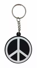 Peace Rubber Keyring