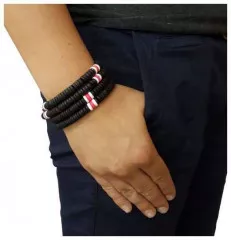 Kokos Kette Weiß & Rot