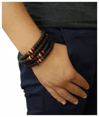 Coconut Necklace Red & Yellow