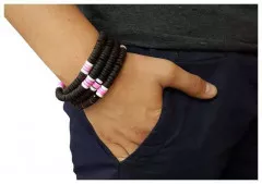 Coconut Necklace White & Pink