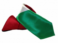 Schwarze Krawatte mit Kurdistan Flagge
