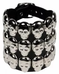 Wristband Skull Studs