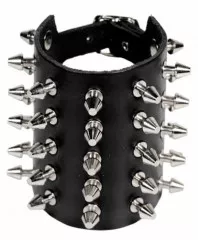 Wristband 5 Rows Killer Studs