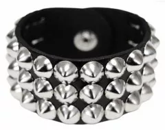 Armband 3 Reihen Spitznieten