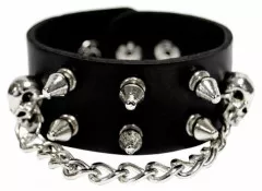 Armband mit Killernieten und Kette