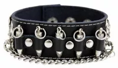 Armband Schwarz Patronen und Kette