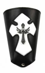 Wristband Crucifix in White