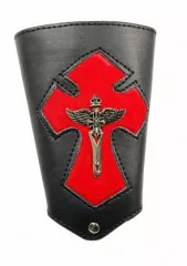 Wristband Crucifix in Red