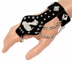 Cobra Wristband with Finger Ring