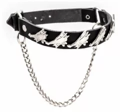 Leather Bootstrap - Plane Studs