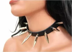 Killernieten 4,5 cm & 3,5 cm & 2,5 cm Leder Choker