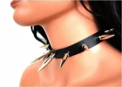 Killernieten 4,5 cm & 3,5 cm Leder Choker