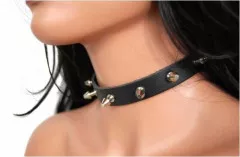 Killer Studs Leather Choker