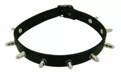 Rivets Leather Choker