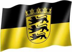 Baden Württemberg - Fahne