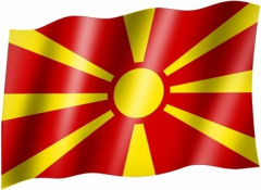Mazedonien - Fahne