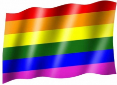 Regenbogen - Fahne