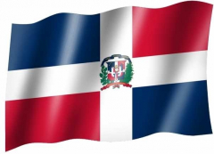 Dominikanische Republik - Fahne