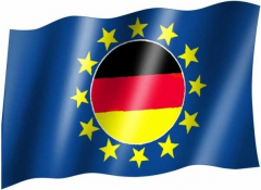 BRD & Europa - Fahne