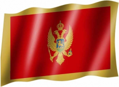 Montenegro - Fahne